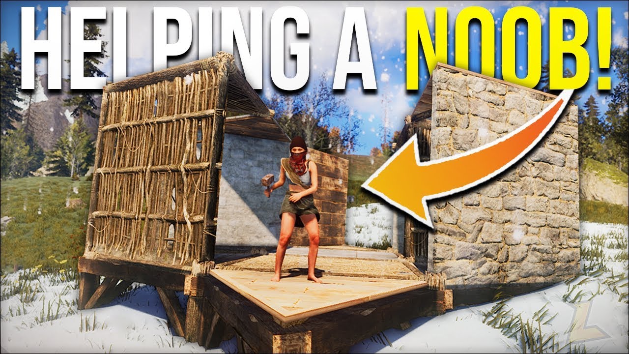 Helping out a random new group of new rust players rust survival