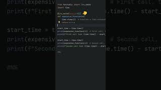 LRU cache in #python - #tip 101