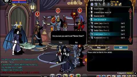 AQW Glitch: Sell Class But don