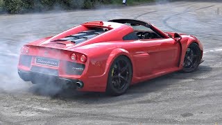 Noble M600 Speedster Twin Turbo V8 with Anti-Lag?!? - INSANE Pops & Bangs!