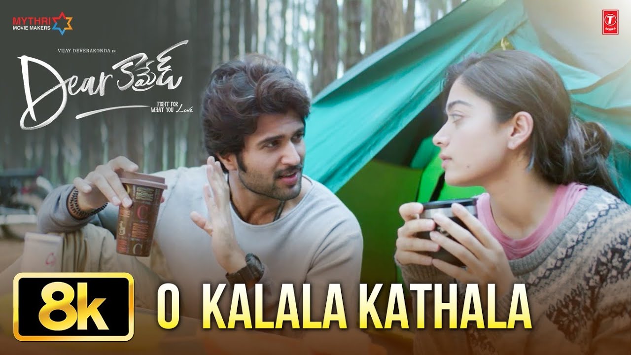 O Kalala Kathala [8K] Video Song | Dear Comrade | Sathya Prakash,Chinmayi Sripada | Rehman