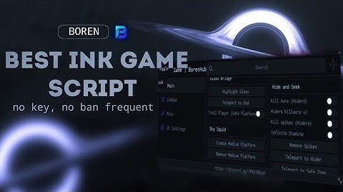 NEW ink game script kill aura auto QTE GODMODE Complete all games borenhub
