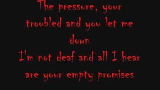 papa roach - BLood empty promises (Lyrics)