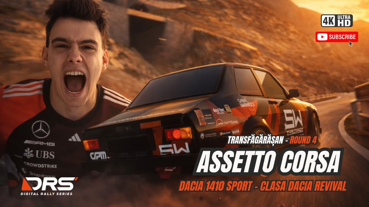 Assetto Corsa - Dacia 1410 Sport - Transfagarasan Short, RO - DRS HillClimb Challenge Round 4 - 4K