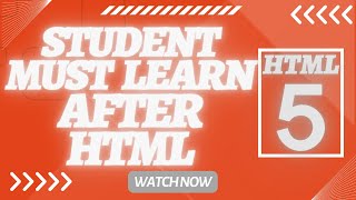 Student should know after html learn html, css, javascript in Urdu/hindi | web coding with bilal