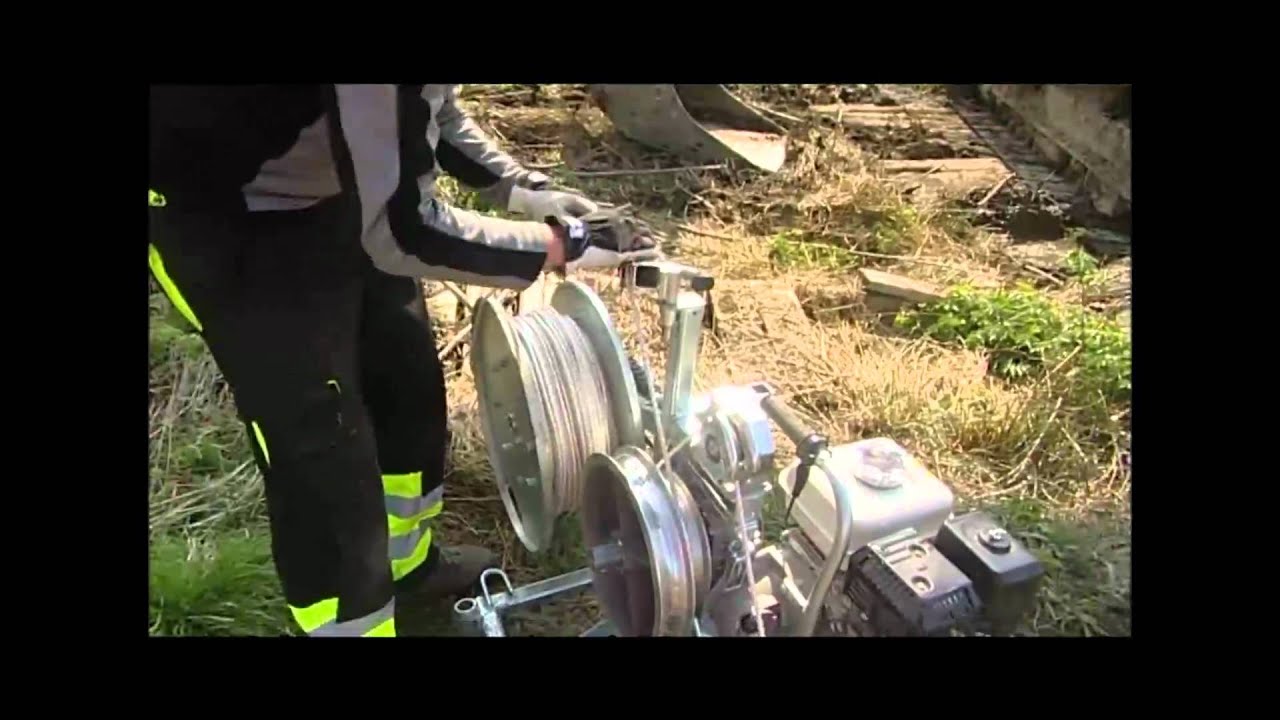 Infofilm skjutning av kabel med DF6