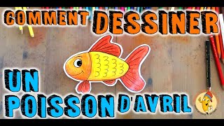 Comment dessiner un POISSON facile | dessin pour enfant