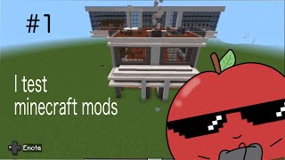 I test minecraft Mods pt1