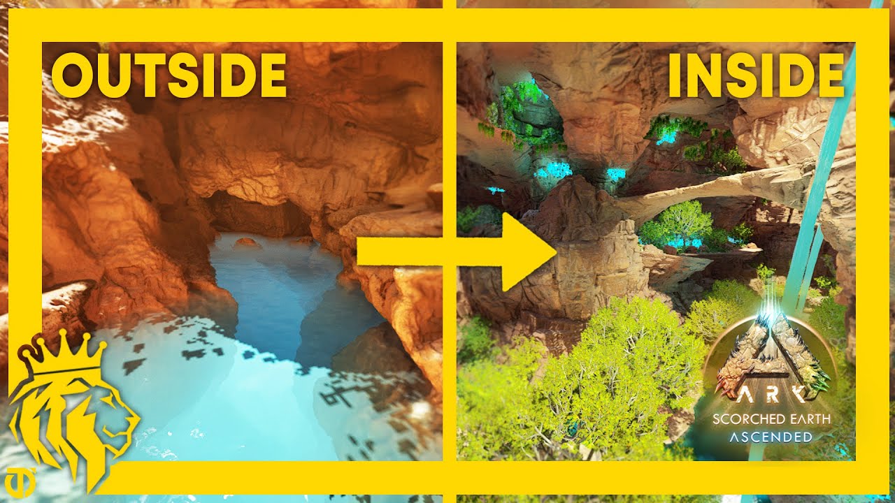 TOP 5 BEST CAVES on Scorched Earth! | ARK: Survival Ascended