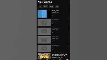 Short Video Upload Failed Problem 2025 | Youtube Short Video Upload Problem 2025 Resolved