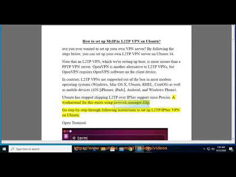 Set up MyIP.io L2TP VPN on Ubuntu