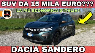 L'AUTO PIÙ ECONOMICA D'ITALIA? DACIA SANDERO STEPWAY  da 15.500 euro?  Test Drive PRO e CONTRO