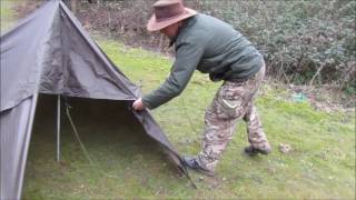 DD 3x3 tarp into a tent