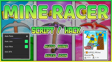 ⛏️ Mine Racer Script Roblox - Auto Mine & Auto Farm!