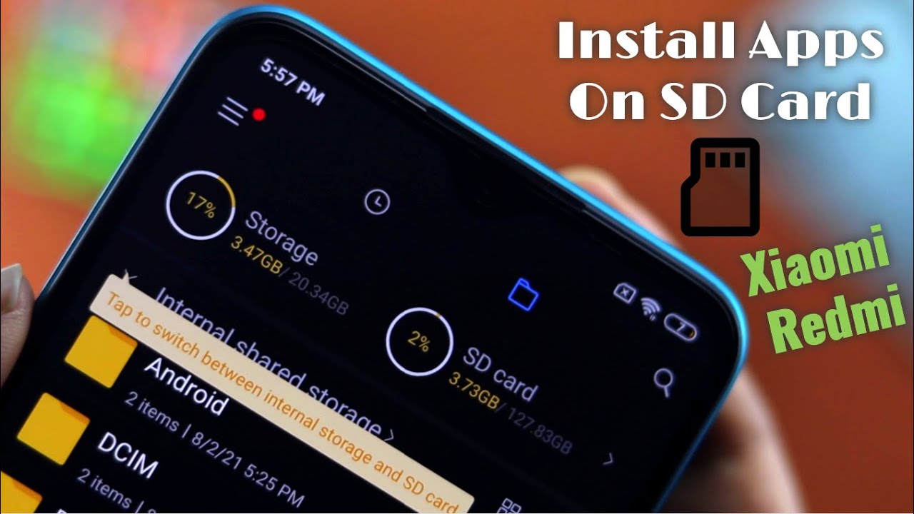 Redmi How to Install Apps in SD Card from the Play Store