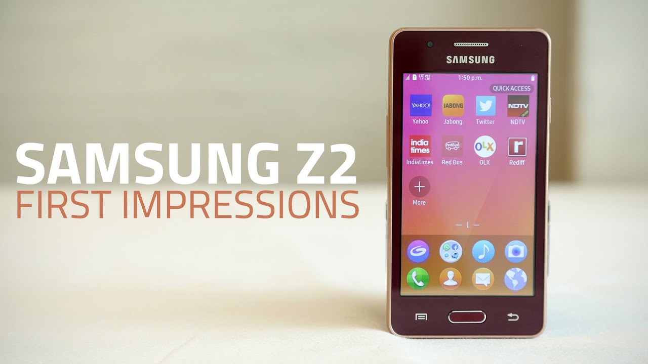 Samsung Z2 With Reliance Jio Offer: First Look