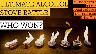 WATCH This Before You Buy An Alcohol Stove  11 Tests  7 Alcohol Stoves WHICH IS THE BEST ONE?