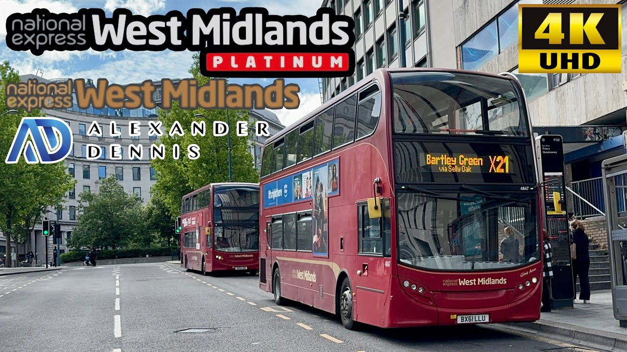 [National Express West Midlands: X21 Birmingham City Centre to University & Bartley Green] Enviro400