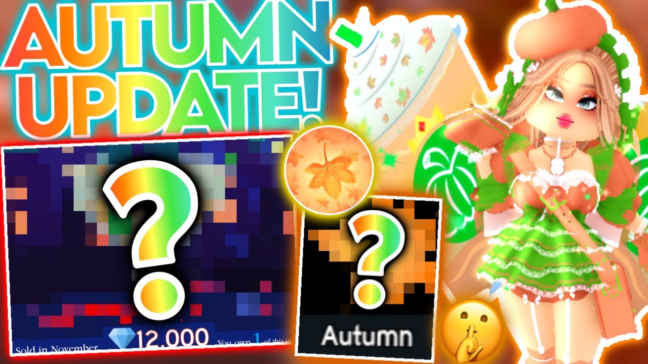 Royal High Fall MINI FALL UPDATE COMING TO ROYALE HIGH REALLY SOON! ROBLOX Royale High ...