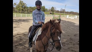 Lesson with Ruby! Jumping HIGHER?! (Horseback Riding)