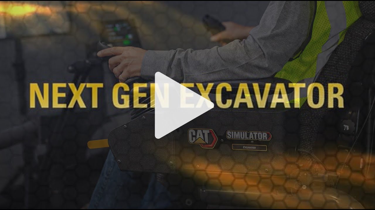 New! Cat® Simulators Next Generation Excavator system - YouTube