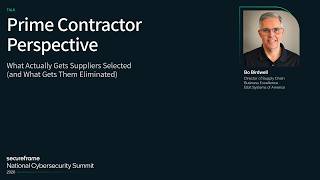 Prime Contractor Perspective: What Actually Gets Suppliers Selected