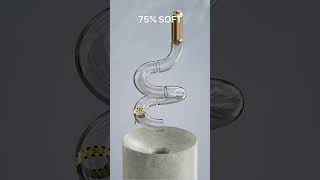 0% vs 100% Cylinder Soft Body Simulation