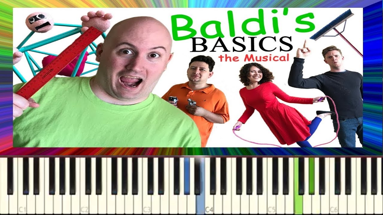 Baldi S Basics The Musical Piano Cover Tutorial Random