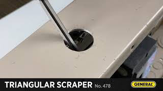 478 Triangular Scraper