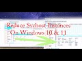 Reduce Count of SvcHost Services on Windows 10 & 11 #nvidia #windows #optimization #rtx