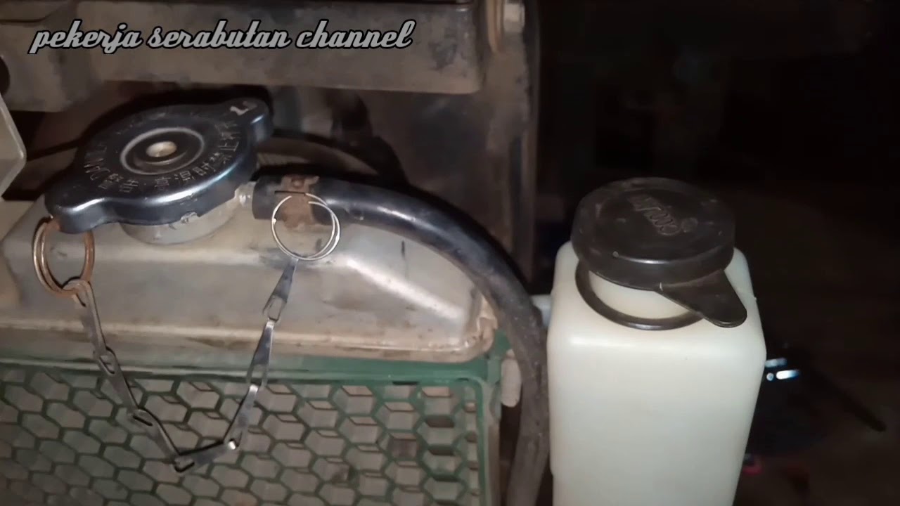 Solusi cara penanganan sementara radiator motor roda tiga bocor