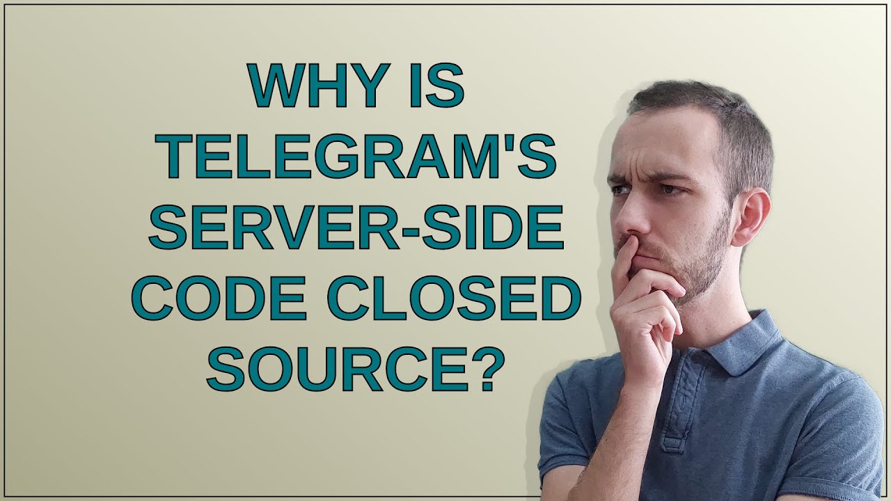 Security: Why is Telegram's server-side code closed source? - YouTube
