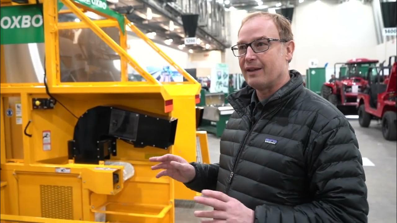 Closer look at 8040 OXBO Blueberry Harvester YouTube