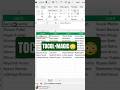 Excel TOCOL Function Explained in 30 Seconds.#excel #dataanlysis #reels