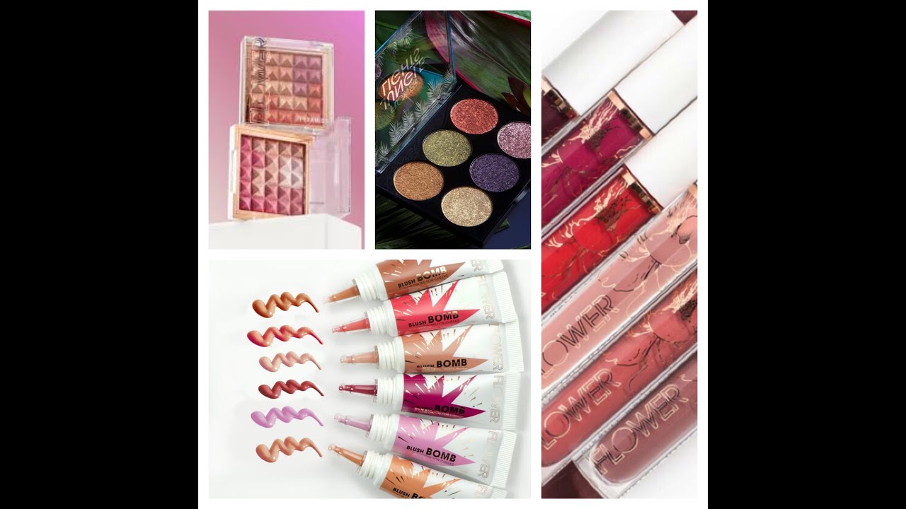 FLOWER BEAUTY *JUNGLE LIGHTS  *  PYRAMIDS  *  BLUSH BOMB * MIRACLE MATTE LIP COLOR Swatches & Review