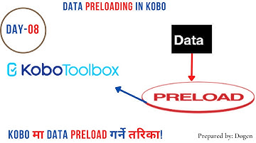 KoboToolbox Tutorial || Data Preloading/media file in KoboToolbox