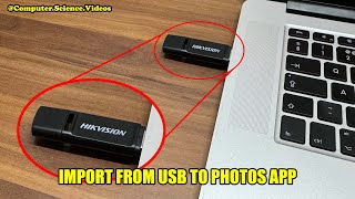How to IMPORT Images From USB to The Photos Application Using a Mac - Basic Tutorial | New