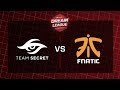 Team Secret vs Fnatic - Game 3 - Corsair DreamLeague Season 9