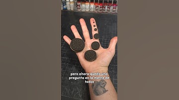 ⚫️ La OREO más Pequeña del Mundo! ⚫️#pintarminiaturas #impresion3d #oreo #miniaturas
