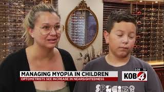 Child Myopia (Nearsightedness) Eyewitness News with Dr. Tiffany Garcia Martinez