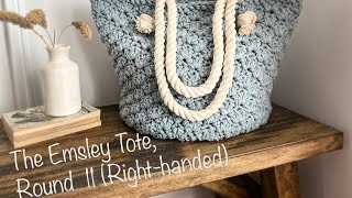 The Emsley Crochet Tote-Round 11 Right-Handed