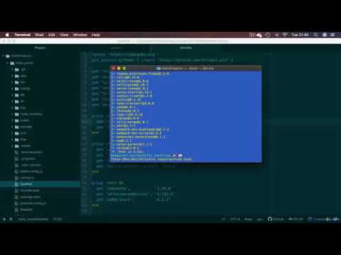 005 Setting up a local Ruby on Rails web server