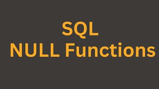 What is Null - NVL, NVL2, Coalesce | How to handle Nulls in Snowflake