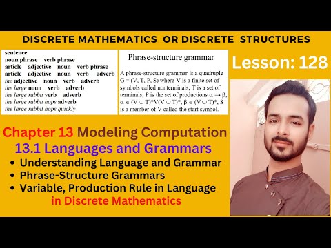 Lesson 128 Part I: Languages and Grammars | Phrase-Structure Grammars | Automata VS TOC