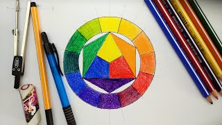 How to Draw: Basic color wheel (with 12 colour) 12-es színkör