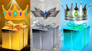 Escolha um presente de Ouro, Prata ou Diamante 🎁 Choose your Gift 🎁 Elige Tu Regalo 🎁