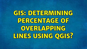 GIS: Determining percentage of overlapping lines using QGIS?