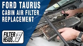 How to Replace Cabin Air Filter 2001 Ford Taurus | AQ1003