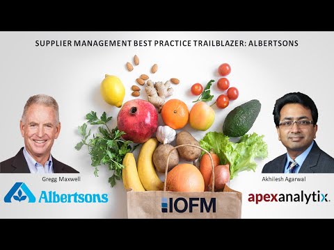 Supplier Management Best Practice Trailblazer: Albertsons