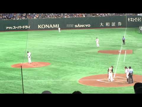戸郷翔征 タイムリー内野安打打たれるも湯浅大のすごい守備範囲【東京ドームイースタン 読売ジャイアンツ対 日本ハムファイターズ2019.8.21】